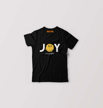 Load image into Gallery viewer, Joy Emoji Kids T-Shirt for Boy/Girl-Black-Ektarfa.online