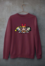 Load image into Gallery viewer, Powerpuff Girls Unisex Sweatshirt for Men/Women-Maroon-Ektarfa.online