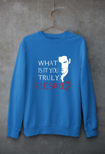 Load image into Gallery viewer, Lucifer Unisex Sweatshirt for Men/Women-Royal Blue-Ektarfa.online