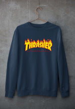 Load image into Gallery viewer, Thrasher Unisex Sweatshirt for Men/Women-Navy Blue-Ektarfa.online
