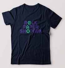 Load image into Gallery viewer, Rock Paper Shotgun T-Shirt for Men-Navy Blue-Ektarfa.online