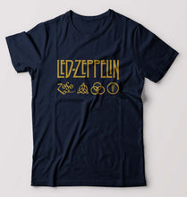 Load image into Gallery viewer, Led Zeppelin T-Shirt for Men-Navy Blue-Ektarfa.online
