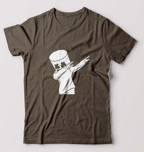 Load image into Gallery viewer, Dab Marshmello T-Shirt for Men-Olive Green-Ektarfa.online