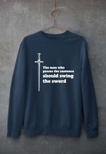 Load image into Gallery viewer, The Rings of Power Unisex Sweatshirt for Men/Women-Navy Blue-Ektarfa.online