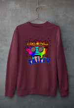 Load image into Gallery viewer, Trippy Unisex Sweatshirt for Men/Women-maroon-Ektarfa.online