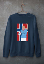 Load image into Gallery viewer, Erling Haaland Unisex Sweatshirt for Men/Women-Navy Blue-Ektarfa.online