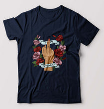 Load image into Gallery viewer, Fuck Patriarchy T-Shirt for Men-Navy Blue-Ektarfa.online