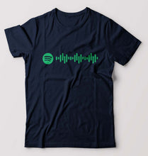 Load image into Gallery viewer, Spotify T-Shirt for Men-Navy Blue-Ektarfa.online