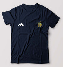 Load image into Gallery viewer, Argentina Football T-Shirt for Men-Navy Blue-Ektarfa.online