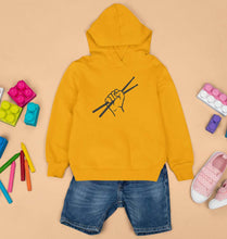 Load image into Gallery viewer, Drummer Kids Hoodie for Boy/Girl-Mustard Yellow-Ektarfa.online