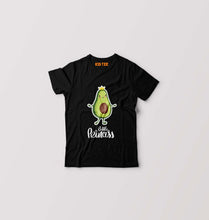 Load image into Gallery viewer, Avocado Princess Kids T-Shirt for Boy/Girl-Black-Ektarfa.online
