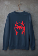 Load image into Gallery viewer, Spiderman Superhero Unisex Sweatshirt for Men/Women-Navy Blue-Ektarfa.online