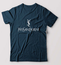 Load image into Gallery viewer, Yves Saint Laurent_YSL T-Shirt for Men-Petrol Blue-Ektarfa.online