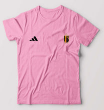 Load image into Gallery viewer, Belgium Football T-Shirt for Men-Light Baby Pink-Ektarfa.online