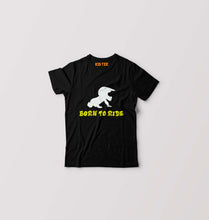 Load image into Gallery viewer, Born To Ride Kids T-Shirt for Boy/Girl-Black-Ektarfa.online