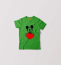 Load image into Gallery viewer, Mickey Mouse Kids T-Shirt for Boy/Girl-Flag Green-Ektarfa.online