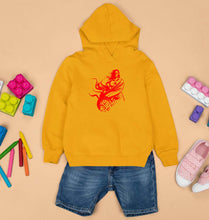 Load image into Gallery viewer, Hanuman Ji (God) Kids Hoodie for Boy/Girl-Mustard Yellow-Ektarfa.online