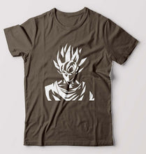 Load image into Gallery viewer, Anime Goku T-Shirt for Men-Olive Green-Ektarfa.online