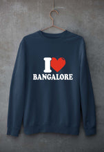Load image into Gallery viewer, I Love BANGALORE Unisex Sweatshirt for Men/Women-Navy Blue-Ektarfa.online