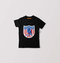 Load image into Gallery viewer, Federal Hockey League Kids T-Shirt for Boy/Girl-Black-Ektarfa.online