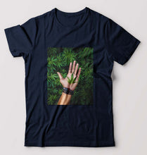 Load image into Gallery viewer, Weed T-Shirt for Men-Navy Blue-Ektarfa.online