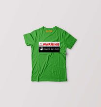 Load image into Gallery viewer, WARning Kids T-Shirt for Boy/Girl-Flag Green-Ektarfa.online