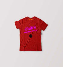 Load image into Gallery viewer, Smile U'R On Camera Kids T-Shirt for Boy/Girl-Red-Ektarfa.online