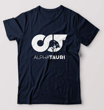 Load image into Gallery viewer, Scuderia AlphaTauri T-Shirt for Men-Navy Blue-Ektarfa.online