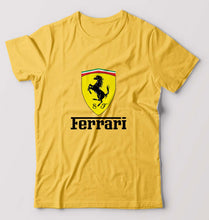 Load image into Gallery viewer, Ferrari T-Shirt for Men-Golden yellow-Ektarfa.online