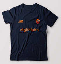 Load image into Gallery viewer, A.S. Roma 2021-22 T-Shirt for Men-Navy Blue-Ektarfa.online