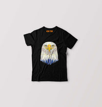 Load image into Gallery viewer, TRIANGLE_EAGLE Kids T-Shirt for Boy/Girl-Black-Ektarfa.online