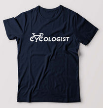 Load image into Gallery viewer, Cycologist T-Shirt for Men-Navy Blue-Ektarfa.online
