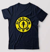 Load image into Gallery viewer, Gold's Gym T-Shirt for Men-Navy Blue-Ektarfa.online