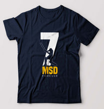 Load image into Gallery viewer, MS Dhoni (MSD) T-Shirt for Men-Navy Blue-Ektarfa.online