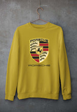 Load image into Gallery viewer, Porsche Logo Unisex Sweatshirt for Men/Women-Mustard Yellow-Ektarfa.online