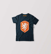 Load image into Gallery viewer, Netherlands Football Kids T-Shirt for Boy/Girl-Petrol Blue-Ektarfa.online