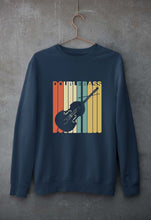 Load image into Gallery viewer, Double Bass Violin Unisex Sweatshirt for Men/Women-Navy blue-Ektarfa.online
