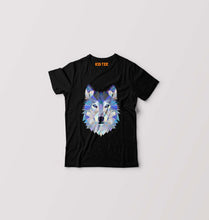 Load image into Gallery viewer, Wolf Kids T-Shirt for Boy/Girl-Black-Ektarfa.online