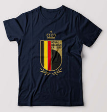 Load image into Gallery viewer, Belgium Football T-Shirt for Men-Navy Blue-Ektarfa.online