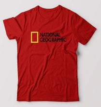 Load image into Gallery viewer, National geographic T-Shirt for Men-Red-Ektarfa.online