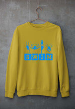 Load image into Gallery viewer, Swim Unisex Sweatshirt for Men/Women-Mustard Yellow-Ektarfa.online