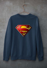 Load image into Gallery viewer, Superman Superhero Unisex Sweatshirt for Men/Women-Navy Blue-Ektarfa.online
