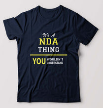 Load image into Gallery viewer, NDA Army T-Shirt for Men-Navy Blue-Ektarfa.online