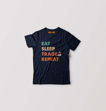 Load image into Gallery viewer, Share Market(Stock Market) Kids T-Shirt for Boy/Girl-Navy Blue-Ektarfa.online