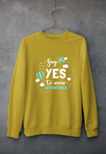 Load image into Gallery viewer, Travel Adventures Unisex Sweatshirt for Men/Women-Mustard yellow-Ektarfa.online