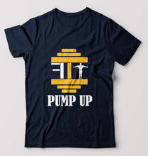 Load image into Gallery viewer, Fit Gym T-Shirt for Men-Navy Blue-Ektarfa.online