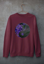 Load image into Gallery viewer, Yin Yang Unisex Sweatshirt for Men/Women-maroon-Ektarfa.online