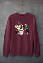 Load image into Gallery viewer, Demon Slayer Unisex Sweatshirt for Men/Women-Maroon-Ektarfa.online