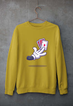 Load image into Gallery viewer, Poker Unisex Sweatshirt for Men/Women-Mustard Yellow-Ektarfa.online