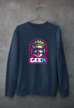 Load image into Gallery viewer, Geek Unisex Sweatshirt for Men/Women-Navy Blue-Ektarfa.online